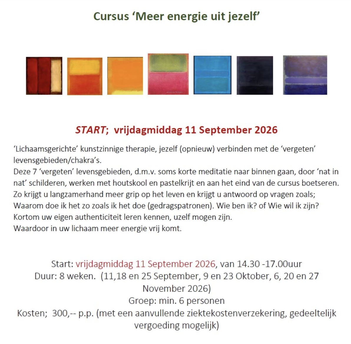 cursus meer energie foto